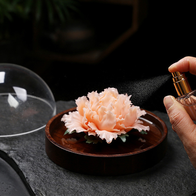 Logo Peony céramique parfumé fait à la main Le cadeau parfait pour les produits de bureau