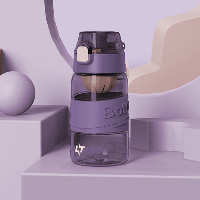 Bouteille d'eau de fitness de 500 ml Portable et anti-chute