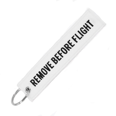 Publicité d'événement 2024 Serrure à double face bordure broyée porte-clés pour la légitime défense