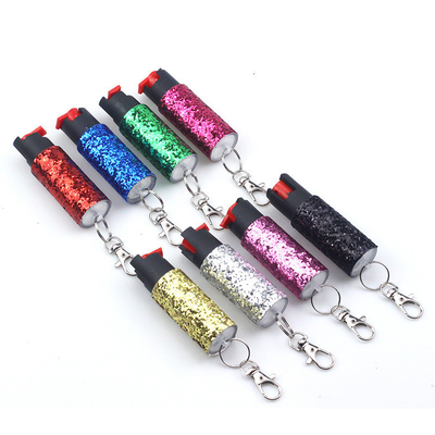Chaîne de clés de légitime défense avec collier à sacoche à la mode et porte-monnaie