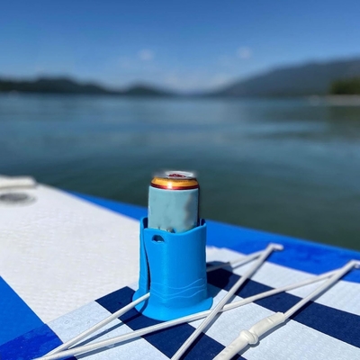 Blue Resin Crafts Kayak Porteur de boisson pour planche de surf et bouteille d'eau 2024 idée cadeau