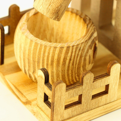 Ornements d'artisanat de bureau Modèle de marteau à eau en bois pour l'industrie agricole