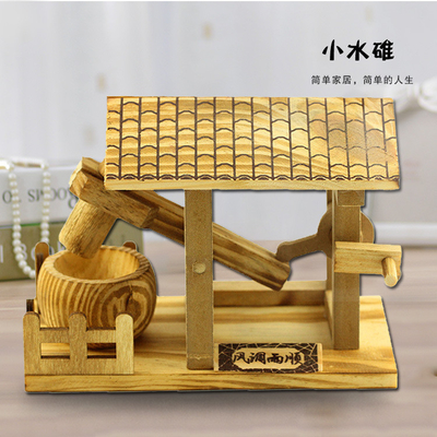 Ornements d'artisanat de bureau Modèle de marteau à eau en bois pour l'industrie agricole