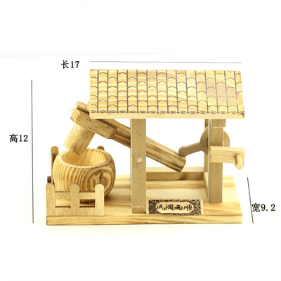 Ornements d'artisanat de bureau Modèle de marteau à eau en bois pour l'industrie agricole