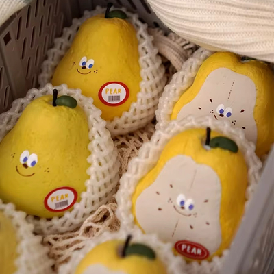 Boîte cadeau à bougies parfumées de poire jaune pour la Saint-Valentin Décoration mignonne 2024 Produit