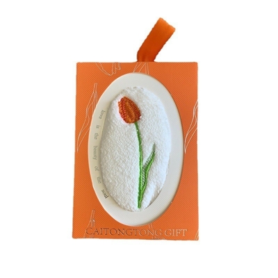 Ins Style Tulip Towel Souvenir unique de la journée de la femme pour les passionnés d'agriculture sur l'année