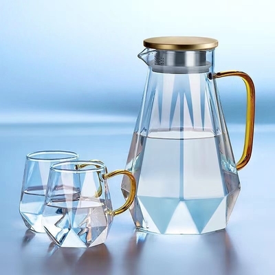 Pot d'eau en verre résistant à la température et à l'explosion pour le salon de Gaoya Hui