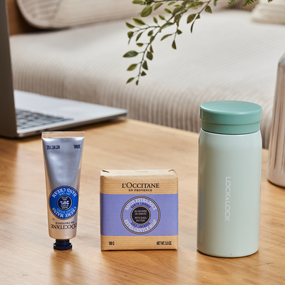 C Lock Thermos Mug L'Occitane Crème à la main de savon idéal pour les clients des hôtels et des centres de villégiature