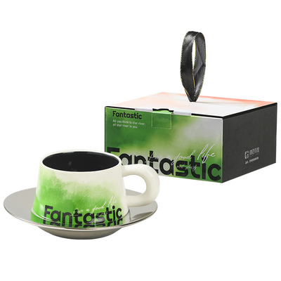Capacité tasse d'eau grande tasse Latte Art en série Fantesi pour les cadeaux d'affaires personnalisés