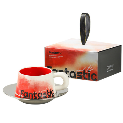 Capacité tasse d'eau grande tasse Latte Art en série Fantesi pour les cadeaux d'affaires personnalisés