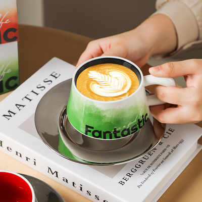 Capacité tasse d'eau grande tasse Latte Art en série Fantesi pour les cadeaux d'affaires personnalisés