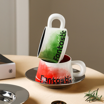 Capacité tasse d'eau grande tasse Latte Art en série Fantesi pour les cadeaux d'affaires personnalisés