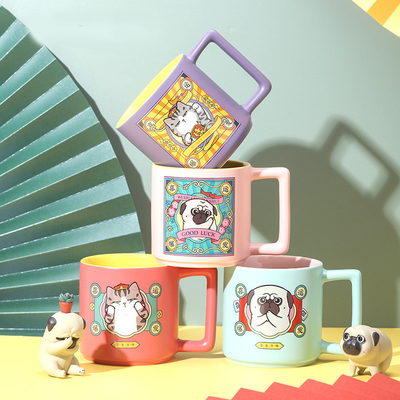 Impression UV - Mug chic créatif Co tasse en céramique parfaite pour bénir les cadeaux commémoratifs