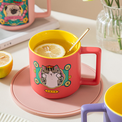 Impression UV - Mug chic créatif Co tasse en céramique parfaite pour bénir les cadeaux commémoratifs