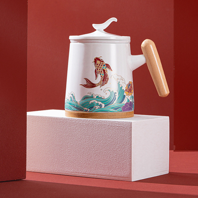 Ensemble de thé en céramique personnalisé pour l'impression de cadeaux et de logos