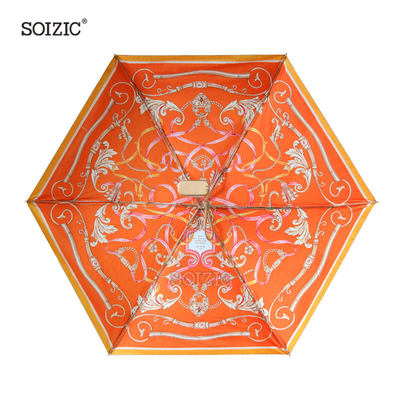 Ensemble cadeau présentation écharpe chinoise ensemble de parapluie à cinq couches en soie de mûrier à 100%