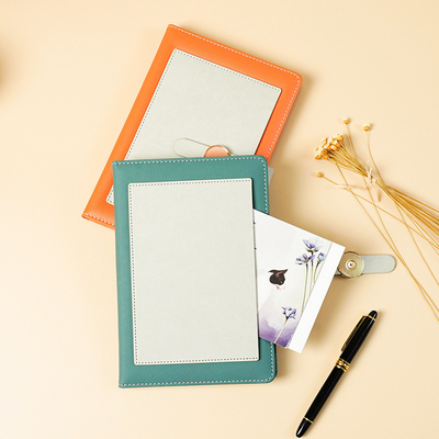 Cadeau de conférence haut de gamme Compagnon A5 Blocage des couleurs Carnet et stylo neutre en métal