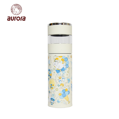 Boîte cadeau du jour des imbéciles Thé à serviette en soie Séparation Thermos Set pour agence de voyage