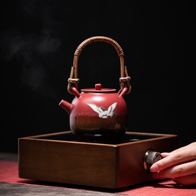 Xianhe Yangwen Thé à l'alcool, lampe à thé, chauffe-eau, ensemble cadeau d'affaires avec 1 impression couleur
