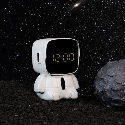 Impression graphique couleur 2 Robot amusant mignon Températeur numérique de bureau USB pour entreprise cadeau