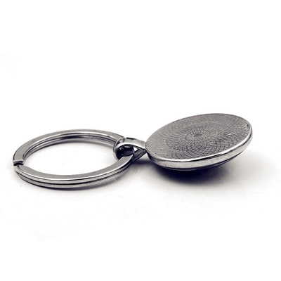 L'alliage de zinc métallique porte-clés drapeau national pendentif porte-clés cristallin Carte de bijoux