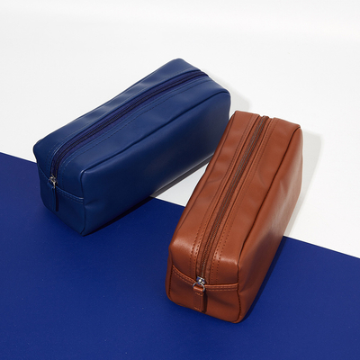 Produits de bureau de style minimaliste Fermeture à glissière sac de rangement cosmétique pour les acheteurs agricoles