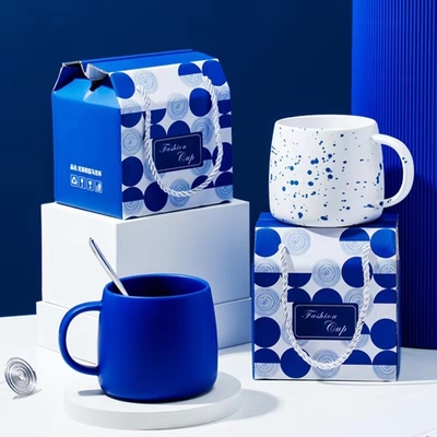 Logo personnalisé accepté Geful Home Klein Couleur bleue Mug Boxrac pour l'occasion de l'année
