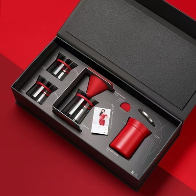 Boîte-cadeau à 6 pièces à la main avec techniques d'impression sur écran de soie