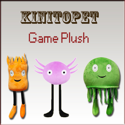 Kinito Pet en peluche électronique Salamandre poupée Horreur Monstre Jeu en peluche 2024