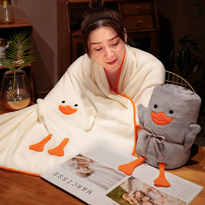 Cartoon Duck Lunch Reposez-vous Air conditionné Ruloir Couverture Gardez vos employés à l'aise