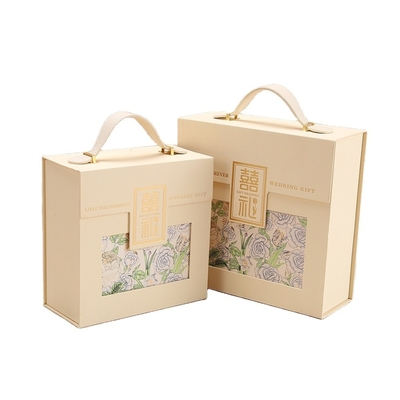 Relations avec les anciens élèves et réunions de classe Boîte à bonbons chinoise portable Joy avec design jaune