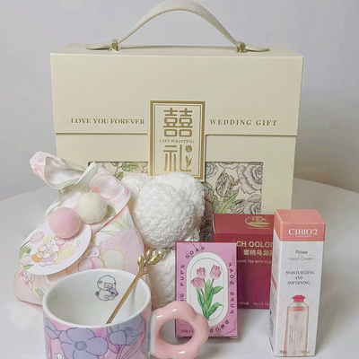 Relations avec les anciens élèves et réunions de classe Boîte à bonbons chinoise portable Joy avec design jaune