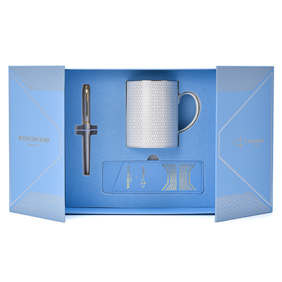 IM Twilight City Pearl Pen Wedgwood Platine Géométrie tasse ensemble commun pour les cadeaux d'événement