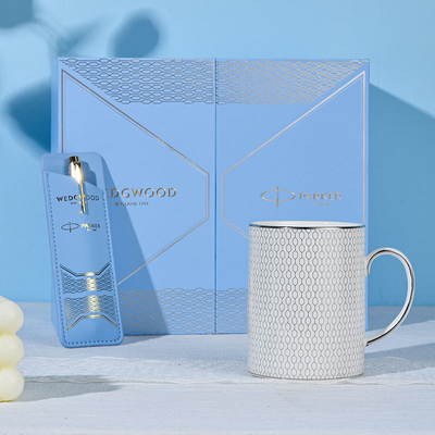 IM Twilight City Pearl Pen Wedgwood Platine Géométrie tasse ensemble commun pour les cadeaux d'événement