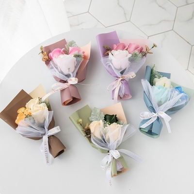 Fête de la Déesse Créatif Paquet de fleurs éternelles Simple et exquis Mini Paquet Cadeau