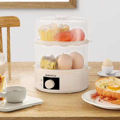 Cuisinière à œufs à double couche pour hôtel et resort Petite cuisinière à vapeur pour dortoirs domestiques