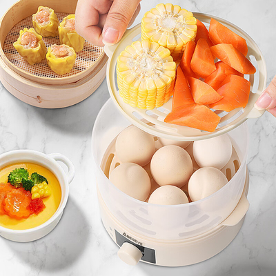 Cuisinière à œufs à double couche pour hôtel et resort Petite cuisinière à vapeur pour dortoirs domestiques