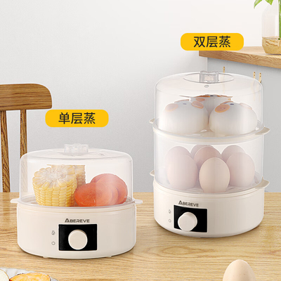 Cuisinière à œufs à double couche pour hôtel et resort Petite cuisinière à vapeur pour dortoirs domestiques