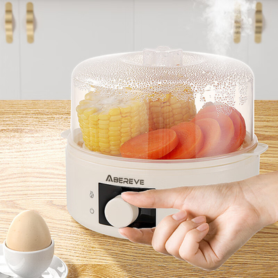 Cuisinière à œufs à double couche pour hôtel et resort Petite cuisinière à vapeur pour dortoirs domestiques