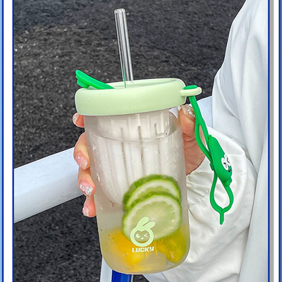 Coupe de thé séparation 500ml haut de gamme, coupe d'extraction à froid avec une tasse d'eau de paille