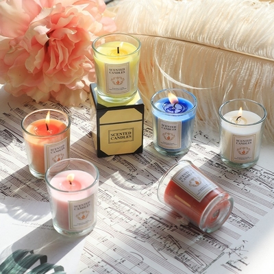 Relations avec les anciens élèves Coupe en verre Chandelier aromathérapie coloré Longue durée encens Chandelier de promotion au sol cadeau