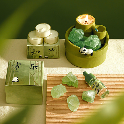 Produits de bureau ensemble de bougies d'aromathérapie sans feu Impression couleur pour les graphiques 1 couleur