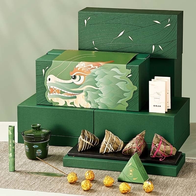 Dragon Pearl boules de thé et Mugwort parfum de thé ensemble dans une boîte en plastique de taille personnalisée