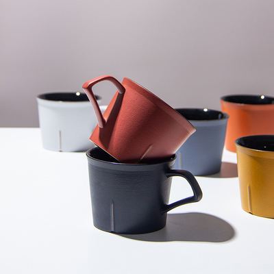 Impression à écran de soie tasse minimaliste japonaise Prix d'activité pratique pour tasses de café