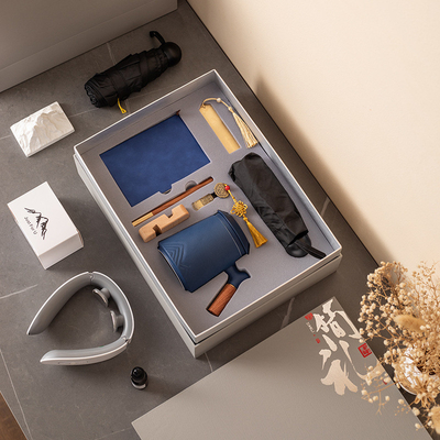 Set cadeau d'affaires sur mesure de tasse d'eau pour hôtel et centre de villégiature Entreprise Office Gift Box