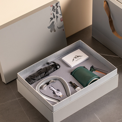 Set cadeau d'affaires sur mesure de tasse d'eau pour hôtel et centre de villégiature Entreprise Office Gift Box