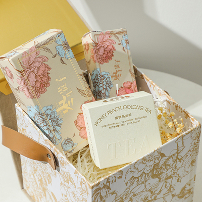 Relations avec les anciens élèves Thé cadeau Pêche Oolong Thé en emballage à chaud Activité du 8 mars