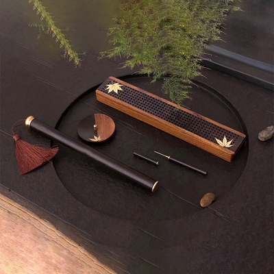 Outils d'encens de séquoia de style chinois d'encens de chambre en bois d'encens de poêle pour cadeaux