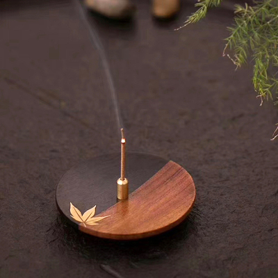 Outils d'encens de séquoia de style chinois d'encens de chambre en bois d'encens de poêle pour cadeaux