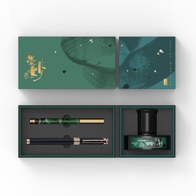 Impression graphique en 1 couleur Momiao stylo présidentiel stylo héros pinceau à eau boîte cadeau 2 en 1